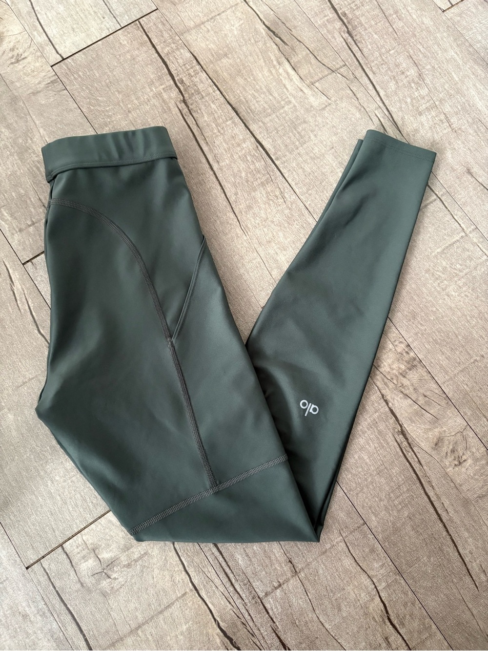 ALO Yoga Forest Green High-Rise Performance Leggings